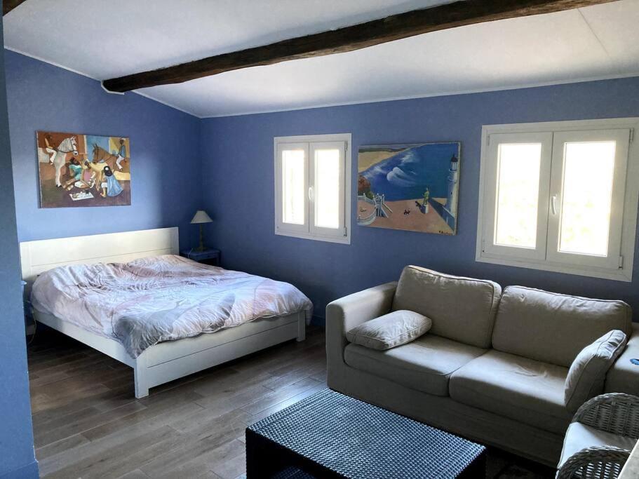 דירות לה קול-סור-לופ Agreable Chambre D'Hotes Avec Vue Sur Les Collines מראה חיצוני תמונה